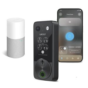 Lockly 2K Video Vision Zeno Series Deadbolt WiFi Smart Lock Home Key Fingerprint